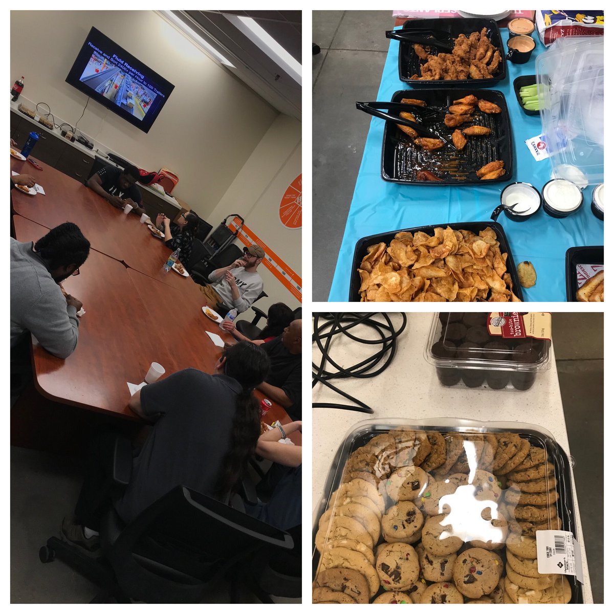 emg901's tweet photo. Same Page Late Night with this amazing team #freighteam #dreamteam #gettingitdone Congratulations Carlos on your Homer Award and living our values. Shout Out to @BuckleyRose & Keith G for their leadership recognition from the team ๐ @1sherredavis @DANI_C_CLARKE https://t.co/OAhAQzh4bM