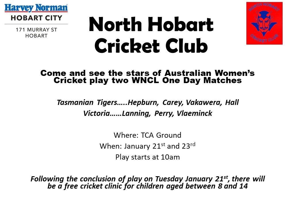North Hobart Cricket Club (@nh_dees) on Twitter photo 