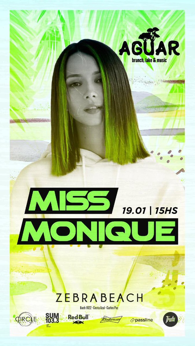 Argentina, I won’t hide my feelings, I'm so happy to be back again! One of my favorite crowd in the world! 

16/1: Club Límite, La Plata
17/1: La Frontera, Puerto Madryn
18/1: Helena Beach, Mar del Plata 
19/1: Zebra Beach, Villa Carlos Paz