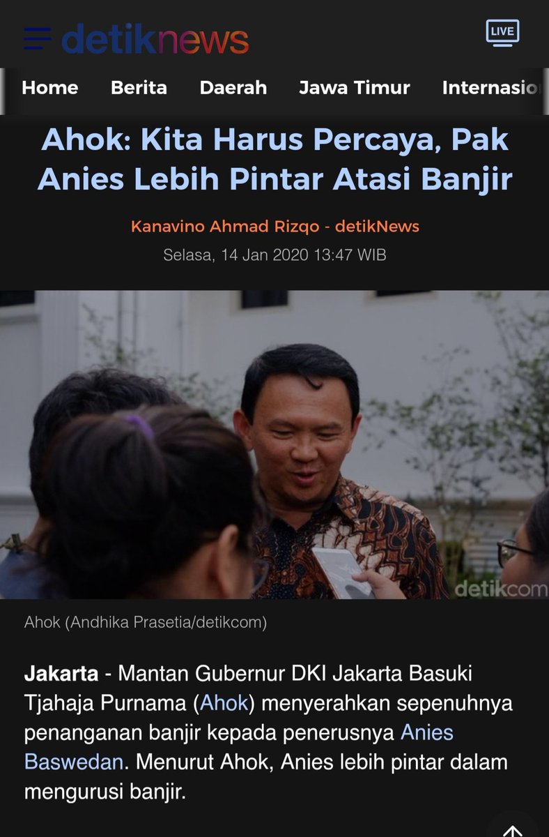 ZAEffendy's tweet photo. Risma buru-buru ke Jakarta, mau tanya Anies, cara efektif penanganan banjir? https://t.co/El69LukBre