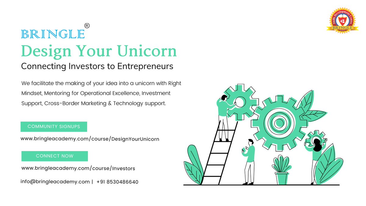 Bringleverse's tweet photo. #DesignYourUnicorn with Bringle
Every Idea become a startup but every startup doesn't become a Unicorn.
Community Signup: https://t.co/BEG5Xo0a4r
Connect Now: https://t.co/6E5JNgD5fp
info@bringleacademy.com | +91 8530486640
#Startup #Founders #Ecosystem #BuildYourStartup https://t.co/wuxK4OA9C9