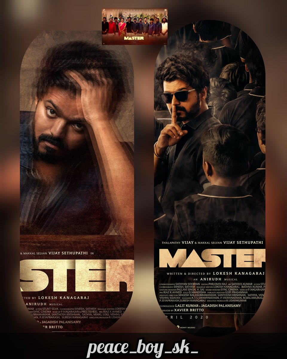 Saravanan_Rvv's tweet photo. #Master My Small Edit

#MasterHasArrived 
#MasterSecondLook 
#MasterPongal 
#Thalapathy64 
#ThalapathyVijay 
 
@actorvijay Anna #Master2ndlook Very Nice 💗
@Dir_Lokesh 
@XBFilmCreators 
@Lalit_SevenScr 
@Jagadishbliss 
@prabhakaran_sai 
@Vijay65_Film 
@imKBRshanthnu https://t.co/Ln9Vg4rDza