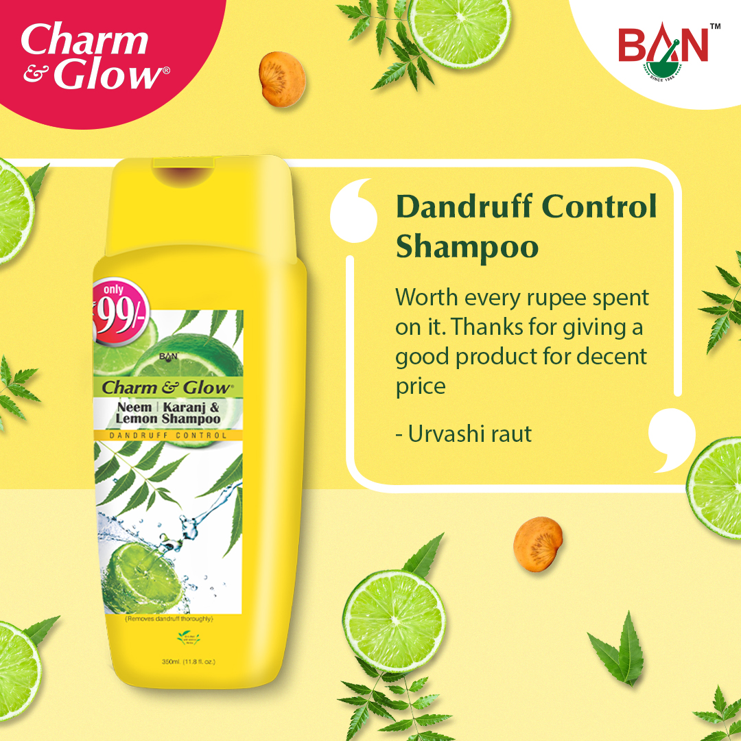 BanLabsPvtLtd's tweet photo. Take a look at what one of our satisfied customers had to say about @CharmnGlow Dandruff Control Shampoo.

Buy Now: https://t.co/gyStVyYs8P

#CharmAndGlow #BanLabs #StrongHairShampoo #HappyCustomer https://t.co/KgIBa7WxlI