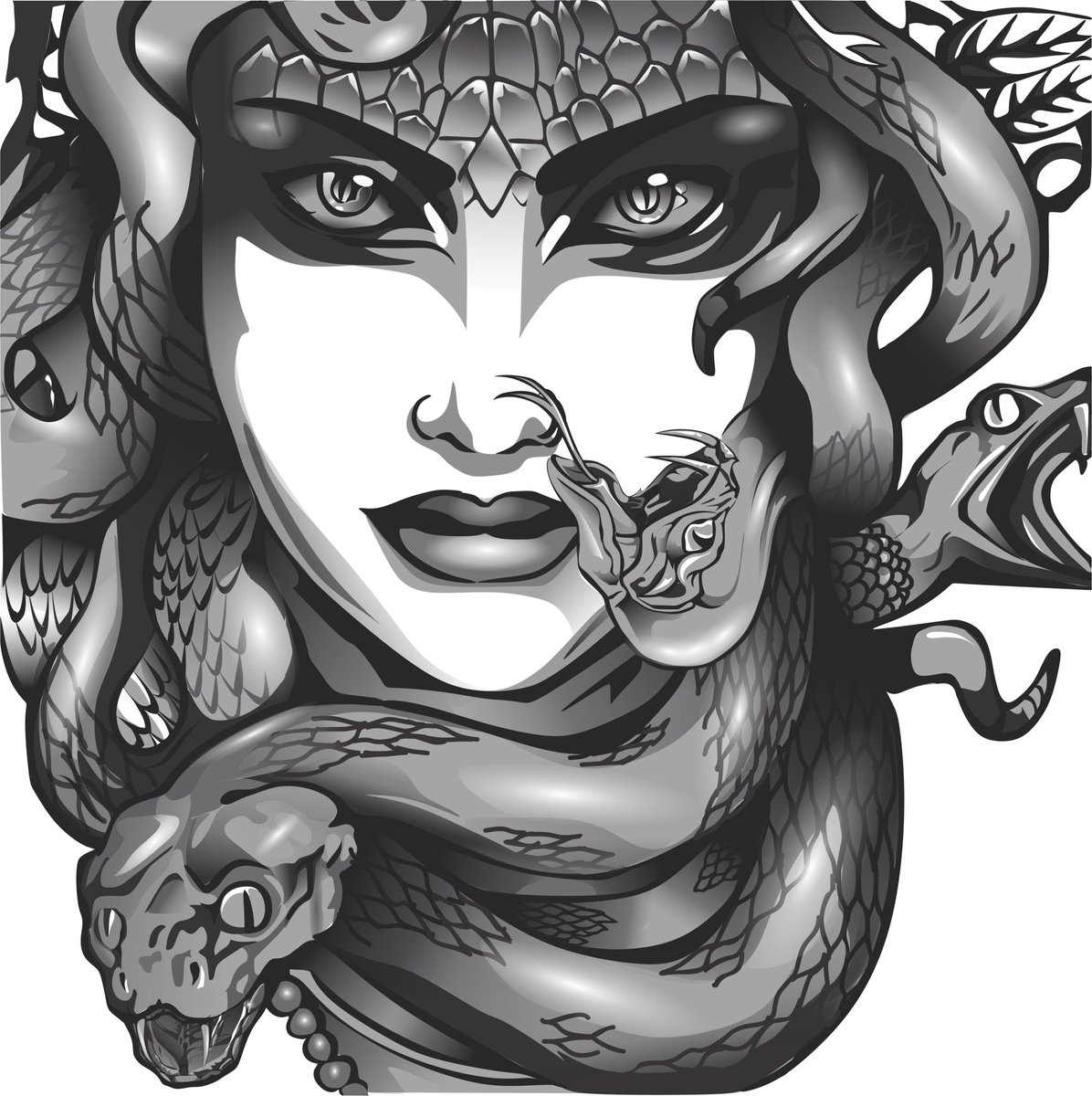 #Medusa #unique #art #digital #illustration #btv