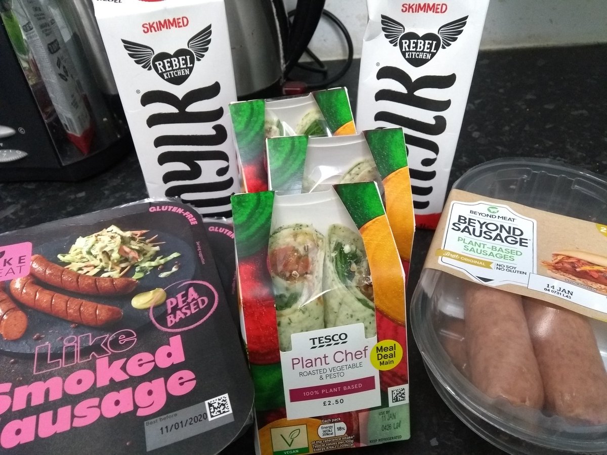 FareShareSW's tweet photo. Who's taking on #Veganuary this year? When a trend kicks in, we often see related surplus in our warehouse. We've got stacks of high-end animal free products like these, meaning the charities we support can take on the challenge too! #meatfree #goodfooddoesgood https://t.co/APJJ4wqejx