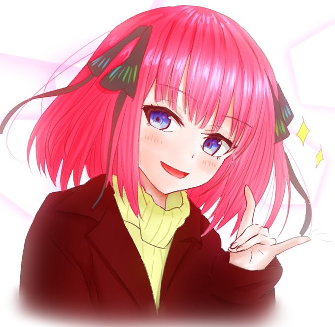 藤本セツナ＠『堕天使そぷらのちゃんの復讐』連載中さんがTwitterに投稿した中野二乃(五等分の花嫁)のイラスト。