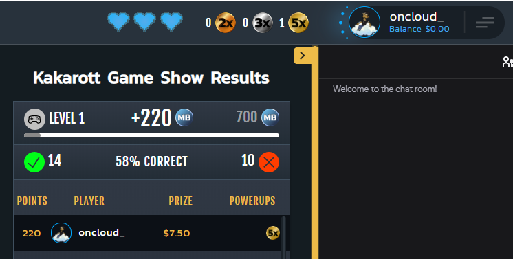 oncloud9chiefin's tweet photo. Actually played mondobox for the first time and won $7.50 pretty cool ! 😁 easy money for watching streams ! @PlayMondoBox https://t.co/nV5ePRSUIG #PlayMondoBox #WatchStreamsWinCash #twitch #gamer https://t.co/8Ha70YLC7a
