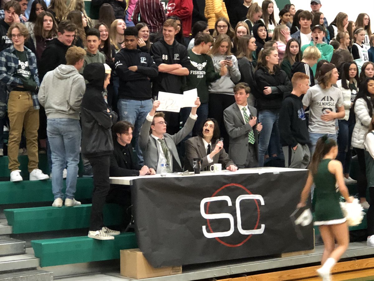 PenHSathletes's tweet photo. Peninsula Proud of Boys Basketball!  They brought some of that good Purdy Grit tonight and dominated Gig Harbor from start to finish.  Thanks to @SportsCenter for the live updates. https://t.co/fwQg2NonDA