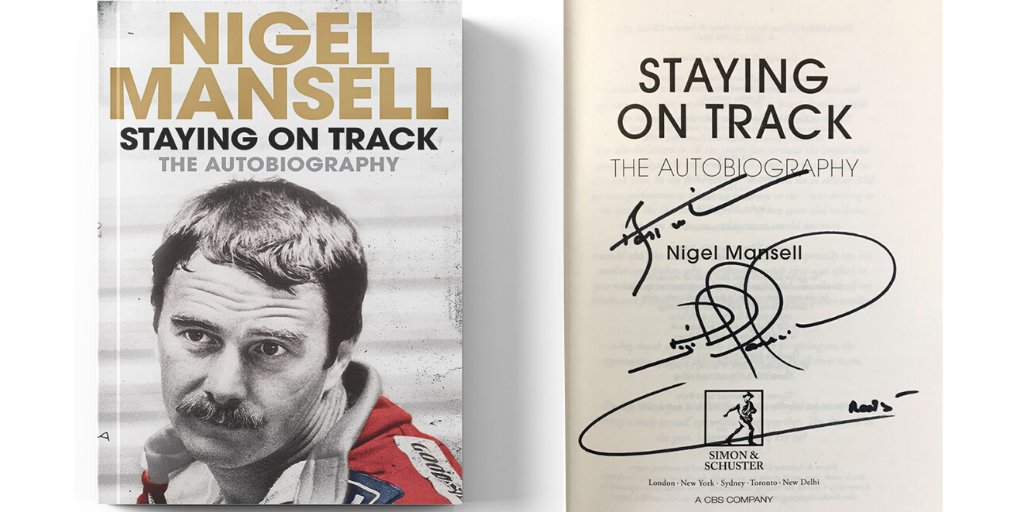 Motor_Sport's tweet photo. Are you a big #Mansell fan?
New to the store this January is a signed Nigel Mansell autobiography: Staying on Track.
Purchase your copy today for only £39.95
BUY NOW: https://t.co/xt9t4R1v8A
#f1 #book #signedmerchandise https://t.co/CwmtSkc81m