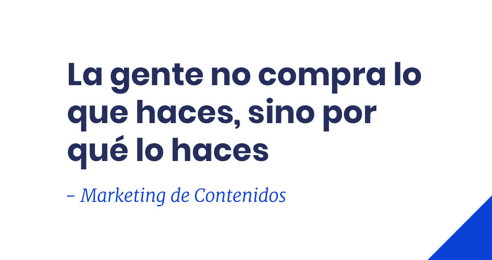 InboundMas's tweet photo. “Muy pocas empresas saben por qué hacen lo que hacen. Y con ‘por qué’ no me refiero a obtener beneficio, eso es un resultado. Con ‘por qué’ me refiero a cuál es tu propósito, tu causa, tu creencia. ¿Por qué existe tu organización?” @simonsinek 👉  https://t.co/bqjvKpZ6va https://t.co/Ndg3Xyme1U