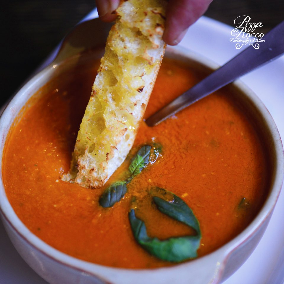 PizzaDiRocco's tweet photo. Looking for a meal to warm you from the inside out? Look no further than our homemade Tomato Basil Soup! 🥣
#pizzadirocco #soup #tomatoandbasil #uae #abudhabi #alaincity #uaefood #tomato #basil #healthyoptions https://t.co/xyjKV1Yruf