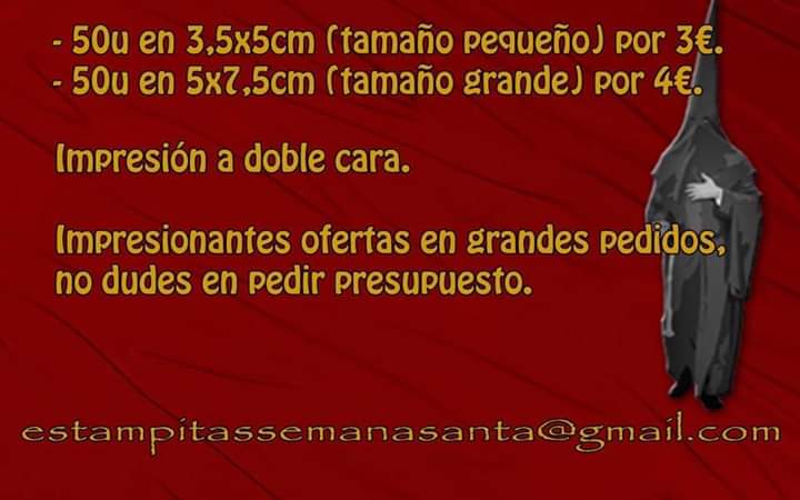 Ya estamos preparándonos para la campaña de Semana Santa 2020!!!