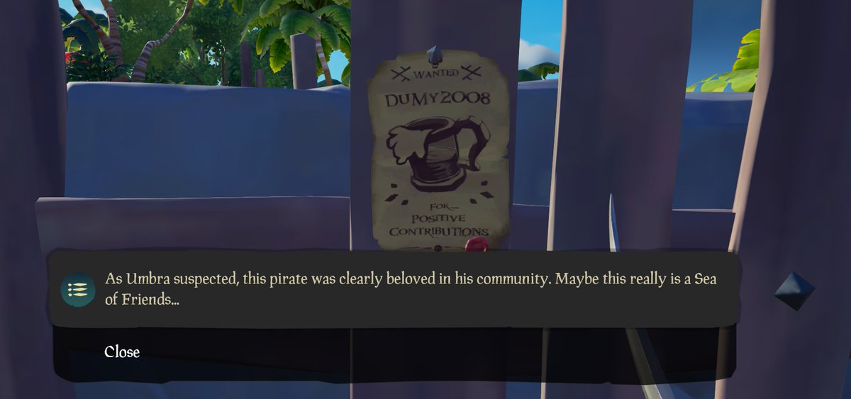 MonarchCreates's tweet image. Next time that Salty Half-Empty Pirate 🤬 tells you it's #SeaOfThieves and not #SeaOfFriends, well TOO BAD, ITS LORE NOW! ... Then give your treasure away to prove it's real 🥰🥰🥰 #wholesome