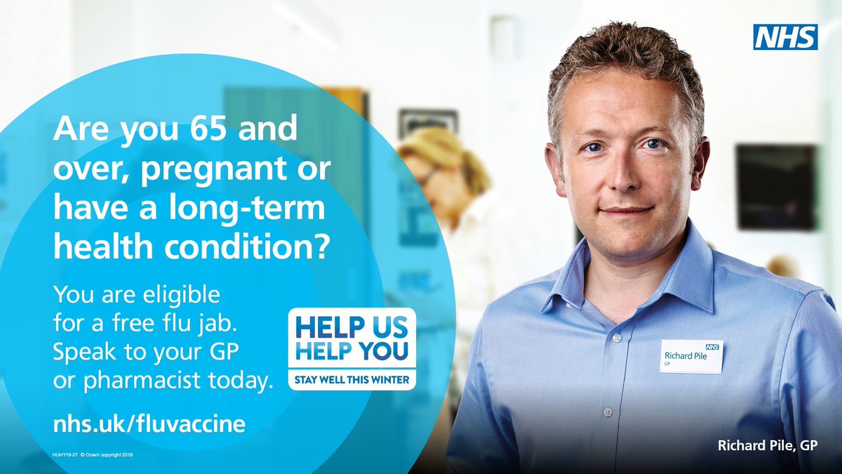 Lots of people can get a flu jab for free, including:

❤️ People with long-term health conditions
👨‍⚕️ Carers and healthcare workers 
🤰 Pregnant women

Check if you're eligible today > socsi.in/AhN7W