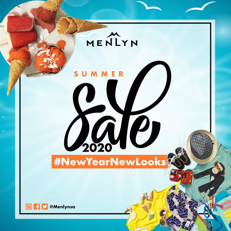 Make your way to Menlyn for a #NewYearNewLook

Up to 70% off selected fashion items you also stand a chance to win R2, 500 T&Cs Apply. 
#MenlynSummerSale
@MenlynSA