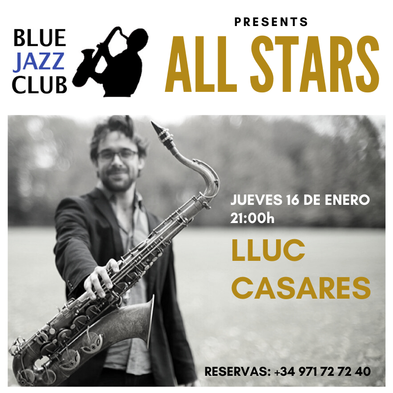 BlueJazzClub's tweet photo. 🎷😎 BLUE JAZZ CLUB SARATOGA ALL STARS PRESENTS... ¡¡LLUC CASARES!! Esta noche a partir de las 21:00h ven a disfrutar del mejor jazz en directo de la mano de este gran saxofonista. ¡Haz ya tu reserva!
#bluejazzclub #livemusic #palmademallorca #palma #felizjueves #hotelsaratoga https://t.co/8Sc1QEgOGj