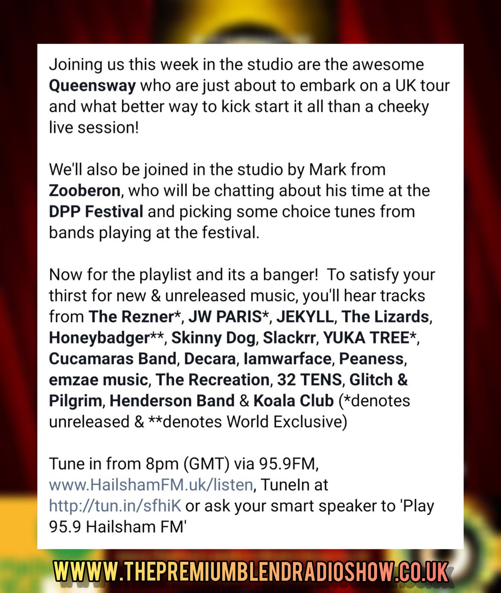 The Premium Blend Radio Show tweet media