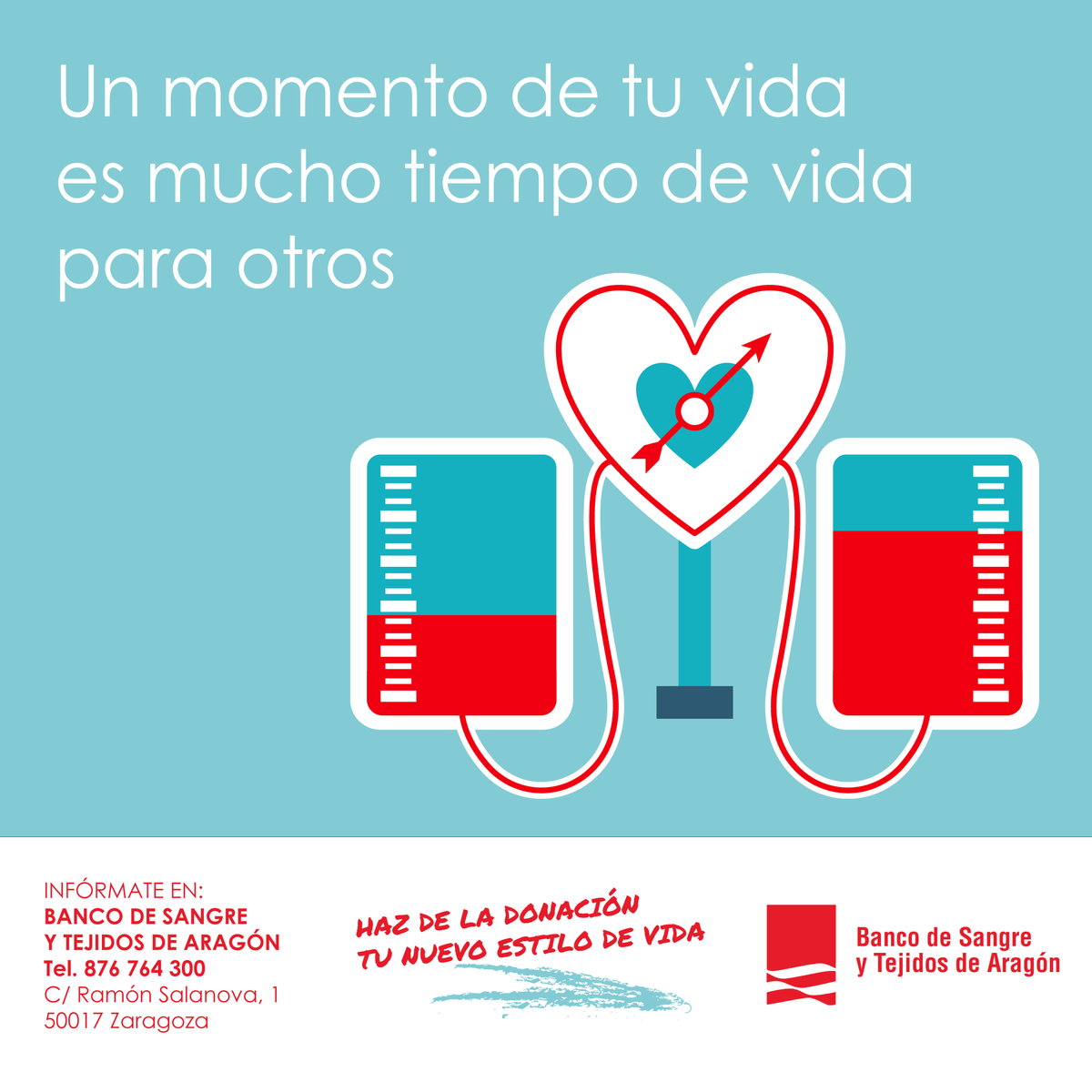 BncSangreAragon's tweet photo. Un porcentaje importante de las unidades de sangre obtenidas con las donaciones se destina a pacientes oncológicos. Te necesitamos. #DonaSangre hoy en #EdificioTrovador, #AcademiaGeneralMilitar, #Tarazona, #Monzón, #MonrealdelCampo, @BncSangreAragon https://t.co/5FCy7KWtiV https://t.co/F3Lk7c1zMr