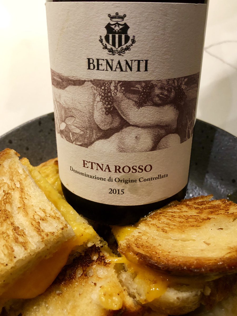 LiquidBC's tweet photo. Hunkering down with Benanti Etna Rosso and grilled cheese!
Snowy comforts. #benanti #benantietnarosso #etnarosso #nerellomasalese #grilledcheese #chefclaire #comfortfood #sicilyredwine https://t.co/32541cjFaQ