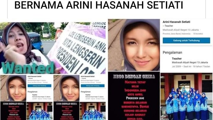Feryans14432158's tweet photo. Alamat Guru Yang Membuat postingan Makar dan mengejek ejek Presiden RI,DIA SEORANG GURU DAN ASN https://t.co/Duycsikelb