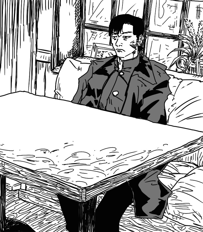 デンジ君をお待ちになられてる面々 #チェンソーマン #chainsawman #電鋸人 #喫茶店 https://t.co/UeMV3fT1Au
