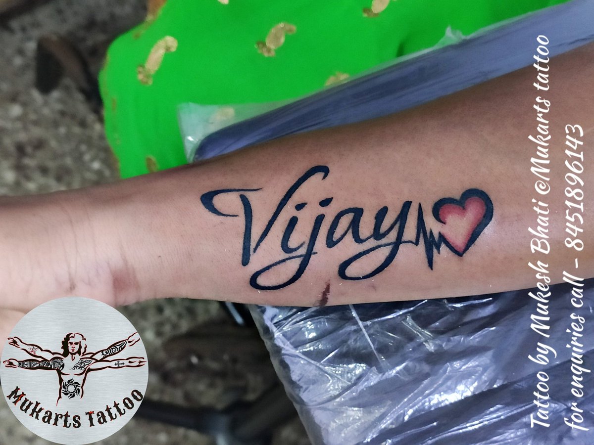 Aggregate more than 72 vijay name tattoo hd best  thtantai2