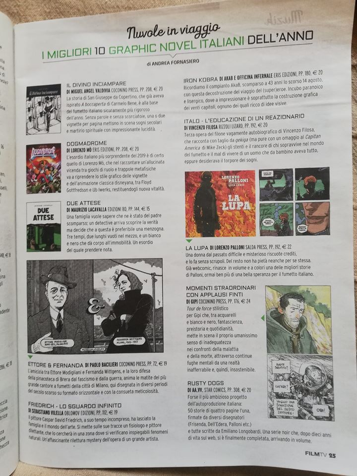 _emo_longobardi's tweet photo. #RustyDogs fra i migliori dieci volumi a fumetti del 2019 per #FilmTv. https://t.co/0EYbJh6w3b