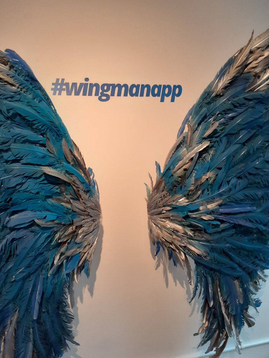 Loving the wings... #wingmanapp #polandstreet #lettingshitgo