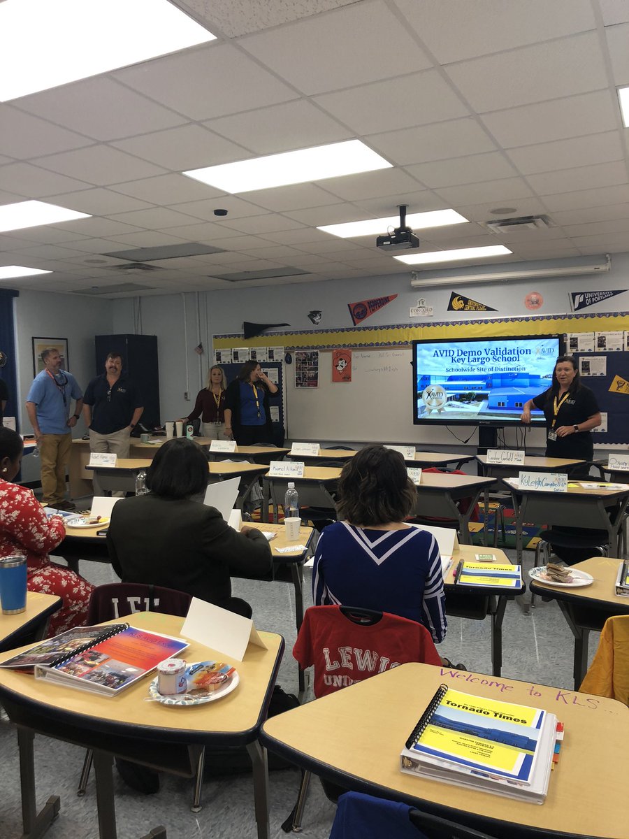 KeysAVID's tweet image. It’s AVID Demo walk through day!! @KLSTornados is prepped and ready to show the way they do business!!