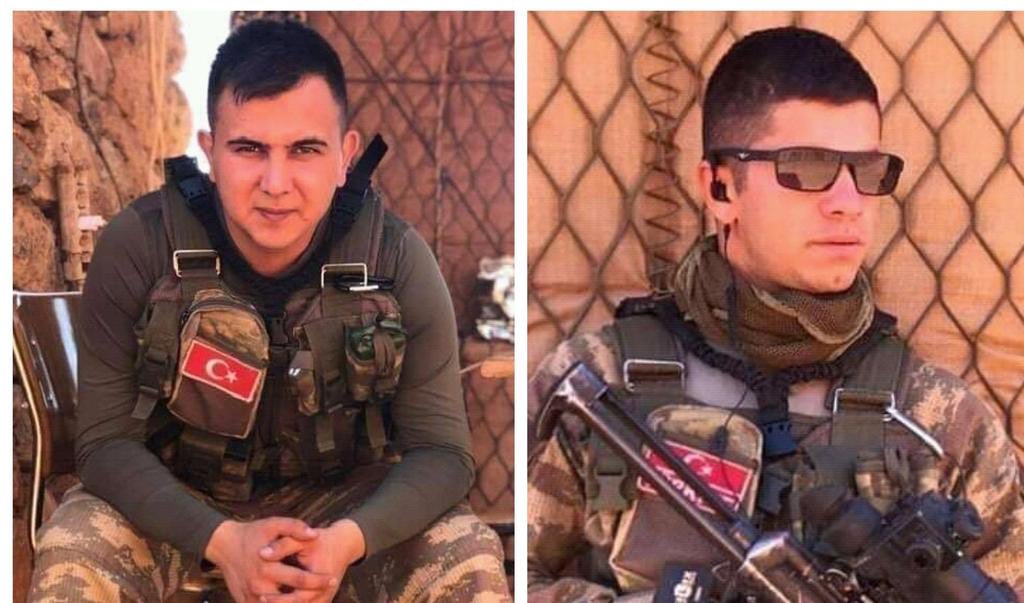 AliOlzunga's tweet photo. Hakkari, Çukurca’da Şehit olan kahraman Piyade Söz. Er Tolga Kaplan ve Sait Miyanyedi evlatlarımıza, Allah’tan rahmet, kederli ailelerine sabır, yaralı  #Mehmetçiklerimize de acil şifalar dilerim.

Milletimizin başı sağolsun.🇹🇷🇹🇷🇹🇷 https://t.co/pLZ4w6fkGR