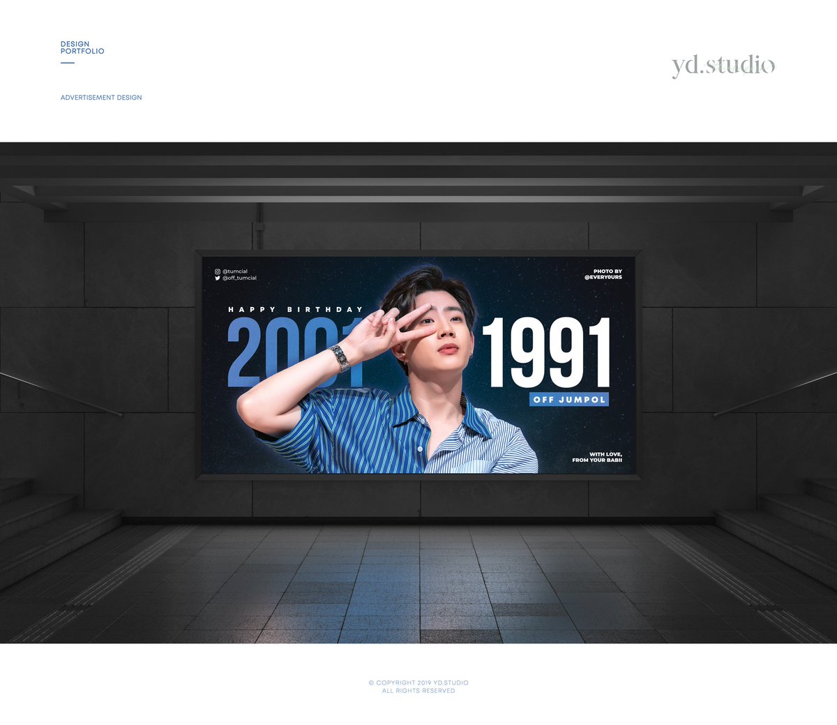ydstudio_'s tweet photo. 🗂 #ydport
ป้าย MRT LIGHTBOX 12 SHEET #ออฟจุมพล
#รับออกแบบ #graphicdesign
#BirthdayProject #MRTProject https://t.co/OBRsTPfDtQ