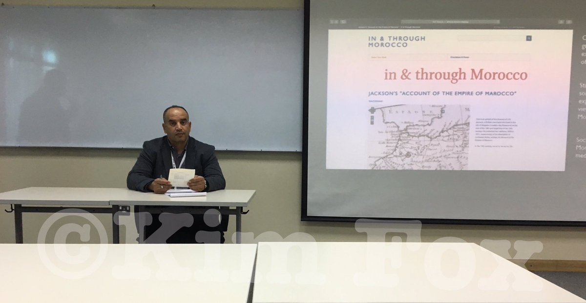 KimFoxWOSU's tweet photo. In the “Integrating Digital Projects in the Classroom” session, faculty, students and librarians produced the “In and Through Morocco” project using Omeka. https://t.co/auwSjZ8n7h @amicalnet #amicalconf #amical2020 #amicalnet #dh #dhib https://t.co/XLblo1eJIj