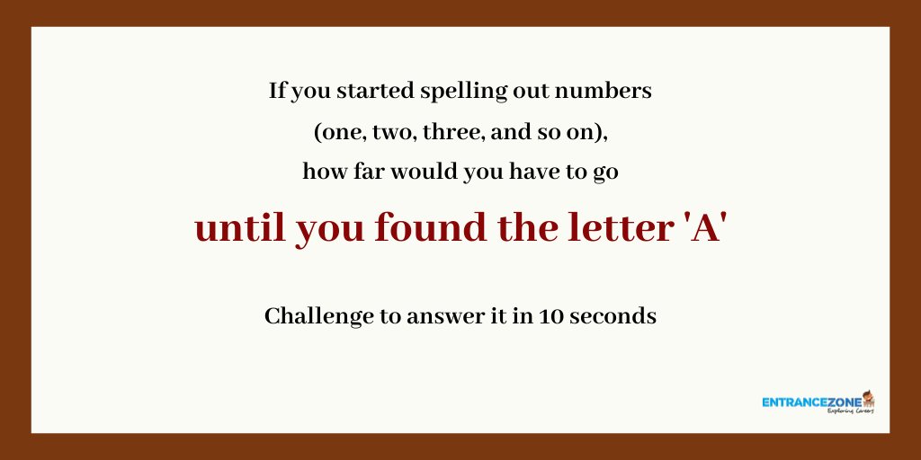entrancezone's tweet photo. Will you be able to answer it in 10 seconds?
#riddle #logicalthinker #logicalquestion #logicquestion #logicalthinking https://t.co/1hw2X67Yhu