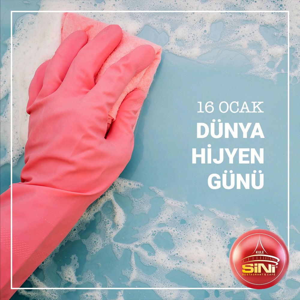 Bugün Dünya Hijyen Günü. Peki siz ne sıklıkla temizlik yapıyorsunuz?

#kulesini #hijyengünü