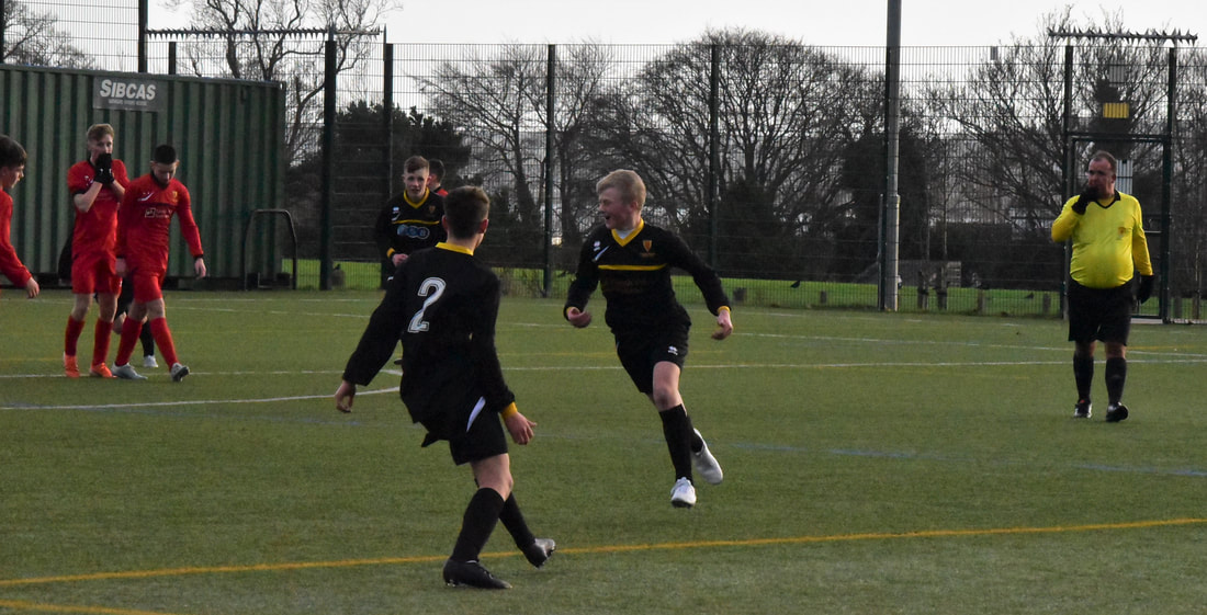 HarrisAcademyFC's tweet photo. Well done to S3 pupils Josh McGuire and Lewis Lorimer for representing @harrisacdundee in the U15 Dundee Select Team's 5-3 win over Lanarkshire yesterday.  Photos show a 25 yard screamer from Lewis! https://t.co/fmV0C6yhJQ
