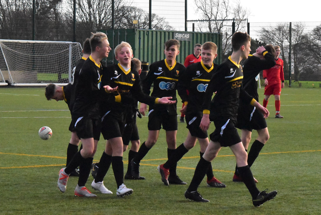 HarrisAcademyFC's tweet photo. Well done to S3 pupils Josh McGuire and Lewis Lorimer for representing @harrisacdundee in the U15 Dundee Select Team's 5-3 win over Lanarkshire yesterday.  Photos show a 25 yard screamer from Lewis! https://t.co/fmV0C6yhJQ