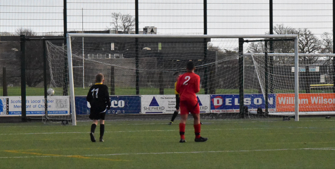 HarrisAcademyFC's tweet photo. Well done to S3 pupils Josh McGuire and Lewis Lorimer for representing @harrisacdundee in the U15 Dundee Select Team's 5-3 win over Lanarkshire yesterday.  Photos show a 25 yard screamer from Lewis! https://t.co/fmV0C6yhJQ