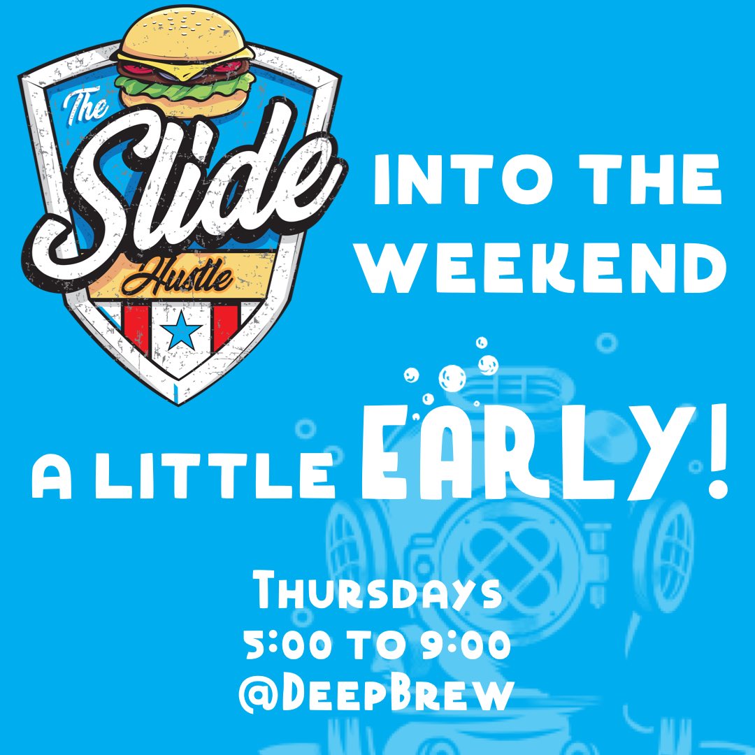 DeepBrew's tweet photo. Back to the grind... But still ready for the the weekend!
Warming up with @theslidehustle delicious little burgers and great local beer!
Now parked @deepbrew 🚚
#deepweekend #nowonthursdays #foodtruck #sliders #samich #sandwich #burgers #nashvillehotchicken #cubansandwich https://t.co/xJoTnCB9EP