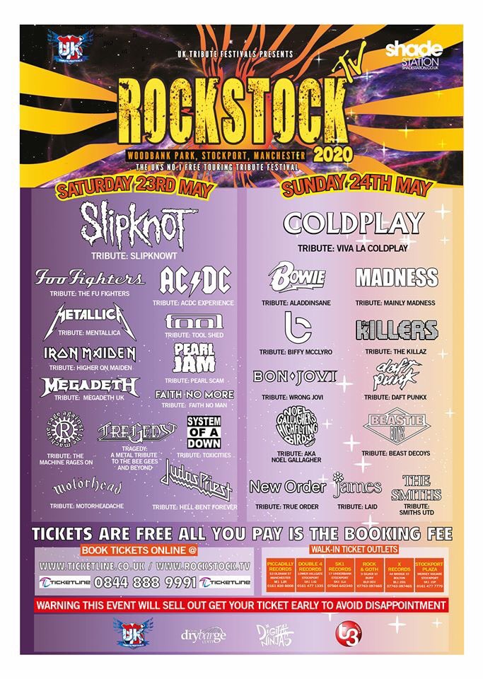 Rockstockuk1's tweet photo. ROCKSTOCK .... BANK HOLIDAY WEEKEND SATURDAY 23RD &amp; Sunday 24th May
Woodbank Park Offerton Stockport
Tickets released Next Friday 24th Jan 10am #stockport #rockstock #uktributes #tributebands #tributefestivals #uktributebands #ukfestivsls #familyfriendlyfestival #manchester https://t.co/YpFfk5sDiD