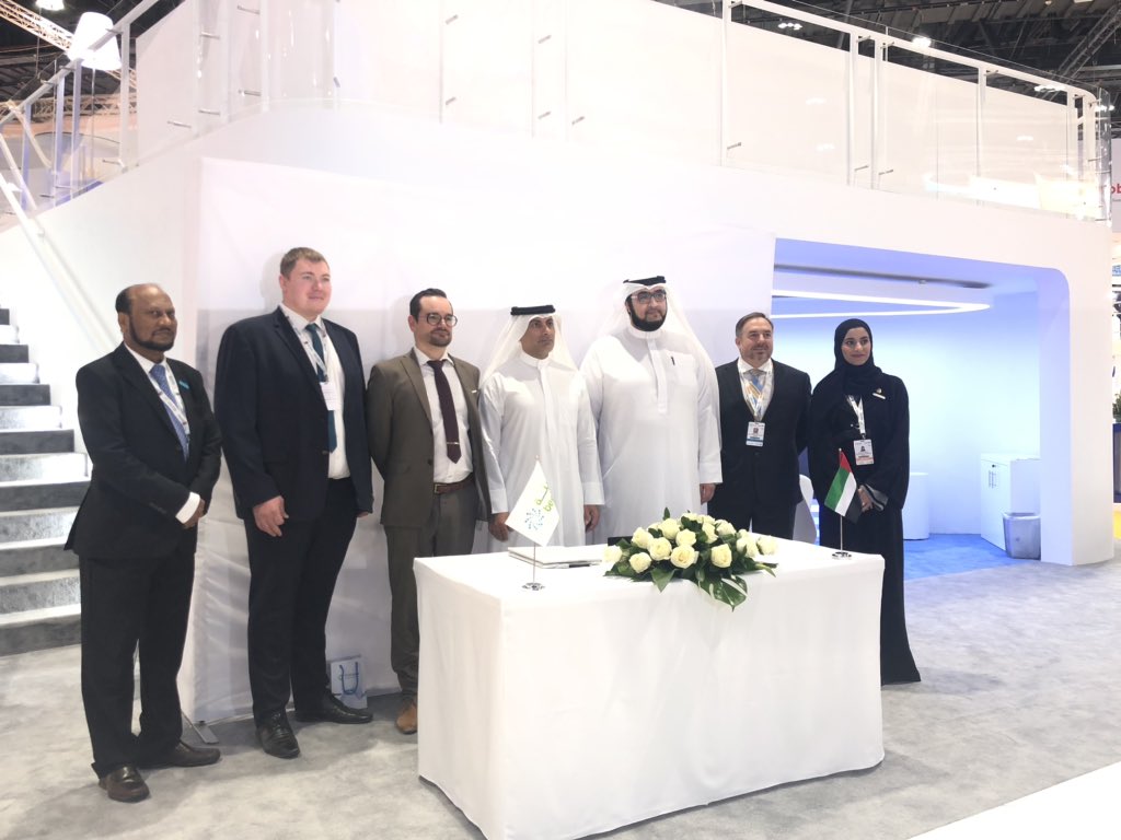 catalystuae's tweet photo. Congratulations to our Catalyst startup, @Seramic_Mat for signing a strategic partnership with @BeeahUAE! 

Read more here: https://t.co/ndVsQUt4ZI

@Masdar 
@Masdarcity 
#WeAreCommitted https://t.co/PrSkxPQSk2