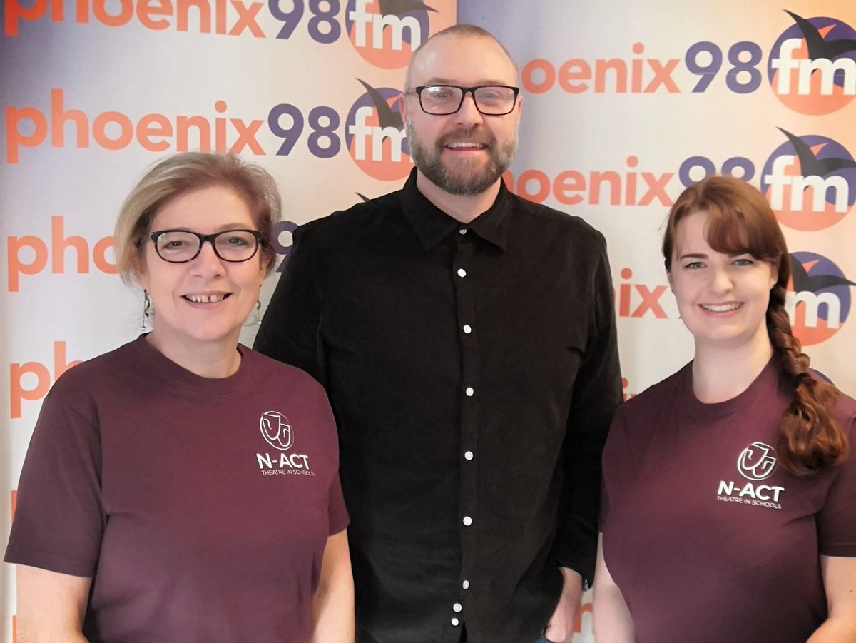 If you missed it <a href="/AliceERyan/">Alice Ryan</a> and I were chatting to <a href="/roast_james/">james roast</a> on <a href="/phoenixfm/">Phoenix FM (we're on 🦋)</a> about <a href="/NActTheatre/">N-Act Theatre Company</a> and our work on #mentalhealth #internetsafety and #antigangcrime plus our NEW projects! Listen on:  phoenixfm.com/2020/01/15/hap…