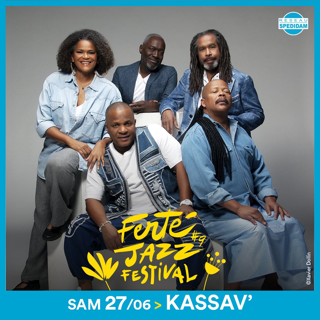 💥 PREMIERS NOMS 💥
<a href="/KASSAV_OFFICIAL/">KASSAV</a>  et <a href="/deluxemoustache/">Deluxe</a>  seront sur la Grande Scène du Chapiteau au Ferté Jazz Festival #9 !
Billetterie → fertejazz.com/billetterie