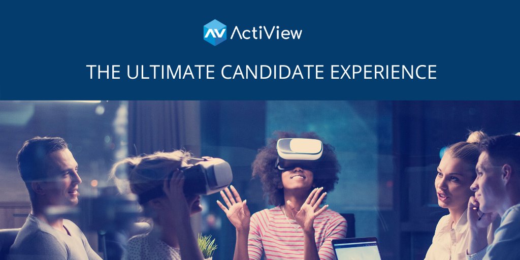 Actiview_io's tweet photo. How do you attract a higher quality of applicants and set more precise expectation settings? Find out how innovative VR might be the answer to kick-off your assessment process in 2020. https://t.co/U5IcJ4eYTd
#HumanCapital #HRTransformation #Diversity #IntelligentRecruiting https://t.co/fJ2a51MQsu