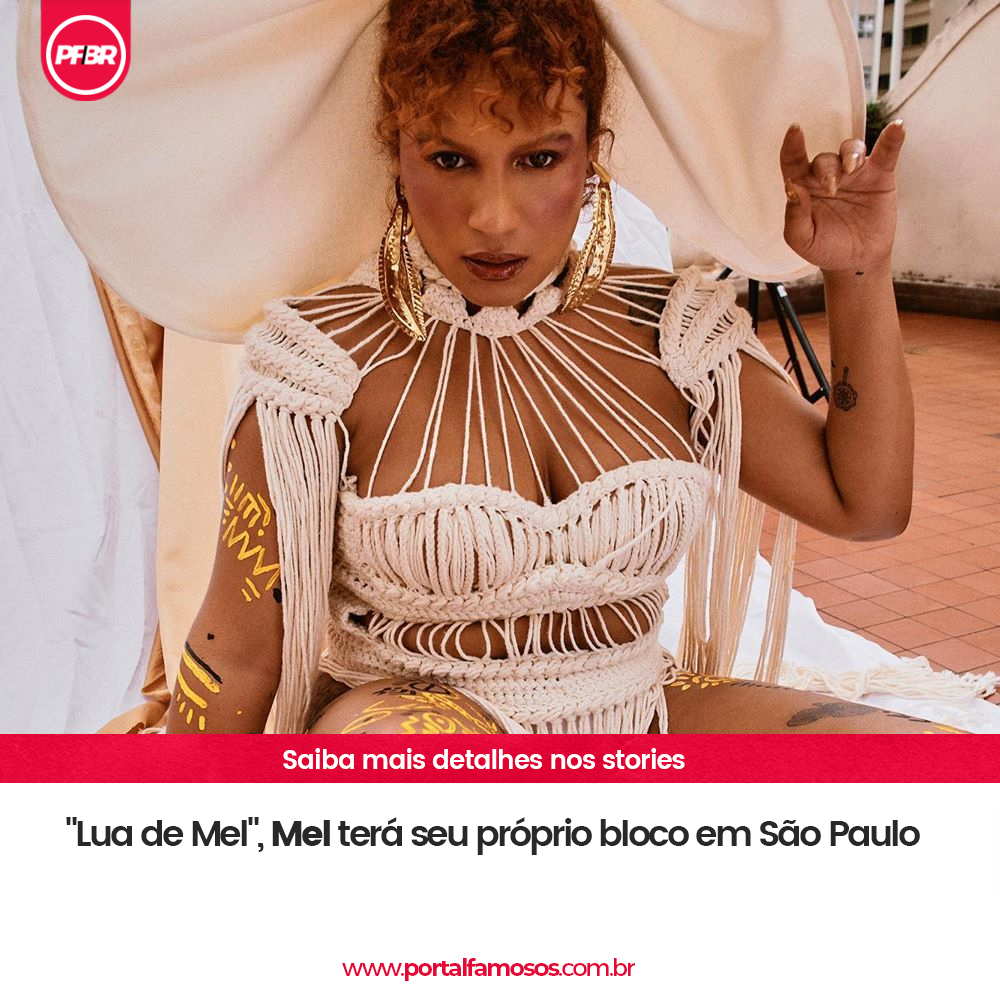 oficialPFBR's tweet photo. A diva @candymel está preparando um show incrível para o lançamento desse bloco!
Confira em: https://t.co/8xhYuwibWd
#Mel #CandyMel #LuadeMel
📸: Fernanda Tiné https://t.co/hGZ7M2qOIE