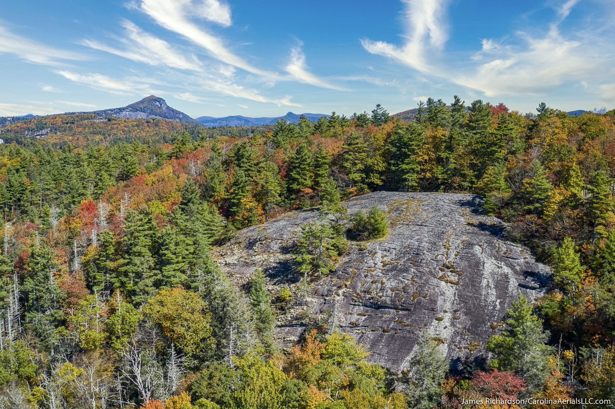 #Drone view: Sunset Rock, Highlands, NC <a href="/visit_highlands/">Visit Highlands NC</a>