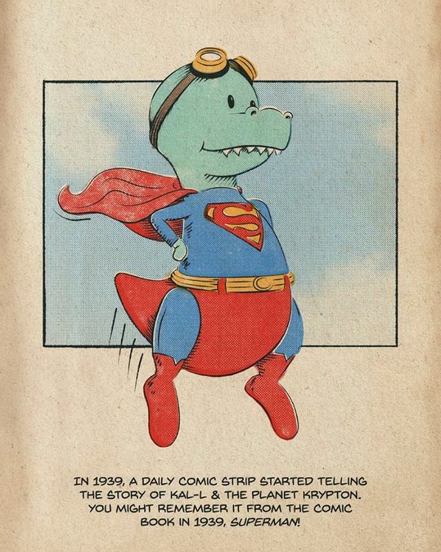 JDuce452's tweet photo. Wow #DYK #Didyouknow that 81 years ago today back in 1939 a daily #comicstrip started talking about the planet #Krypton and #Superman https://t.co/HRzCTrGTz4 https://t.co/3QQ5zOtI90