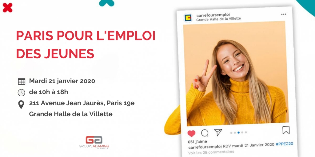 C'est parti pour le 1er salon de l'année 2020 ! 
Nos équipes seront présentes et ont hâte de vous retrouver le mardi 21 janvier au salon de #recrutement "Paris pour l'#emploi des jeunes". Venez découvrir un secteur d'avenir et #Osezlenumérique👩‍💻👨‍💻. #PPEJ20 #Numerique #Bigdata