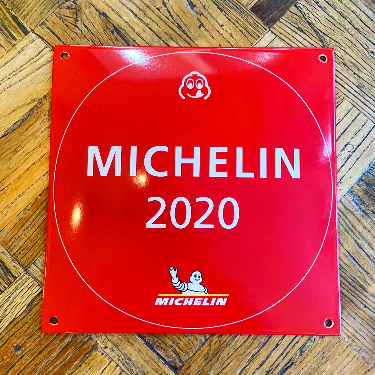 It’s finally arrived ready to put up!👌🏼@MichelinGuideUK #Michelinbibgourmand #michelin2020 #michelin #Newcastle #NE1