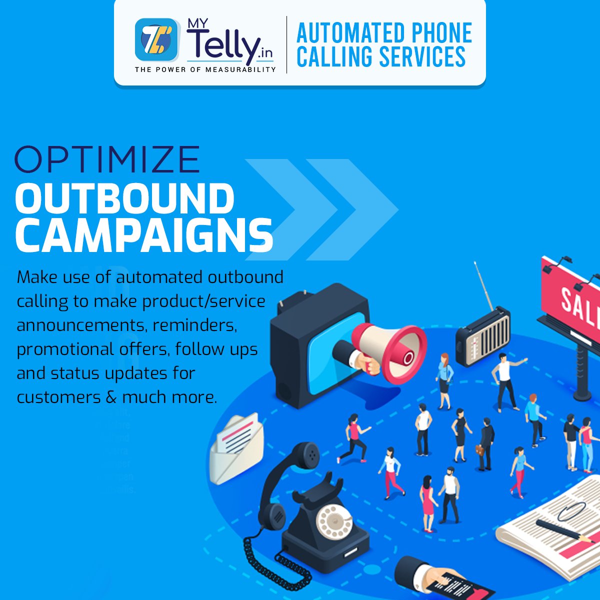 mytelly_in's tweet image. MyTelly&apos;s #automatedoutboundcalling helps you make product/service announcements, reminders, promotional offers, follow-ups and status updates for customers and much more with complete ease. 
#CloudTelephony

Visit mytelly.in or call 7375938857 to get started.
