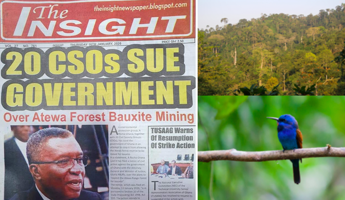 WWFLeadWater's tweet photo. Calls to abandon plans to mine #Ghana's priceless Atewa forest have fallen on deaf ears so local CSOs are going to sue the govt. Atewa harbours globally important biodiversity & provides water for 5 million people #SaveAtewaNow https://t.co/yswR95PeH4 https://t.co/yutDgNtSTZ